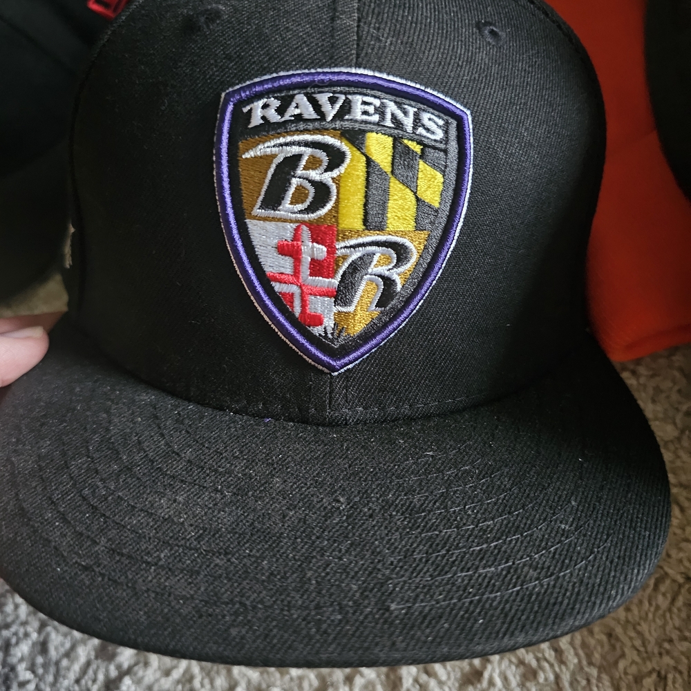 New Era Black Ravens Hat